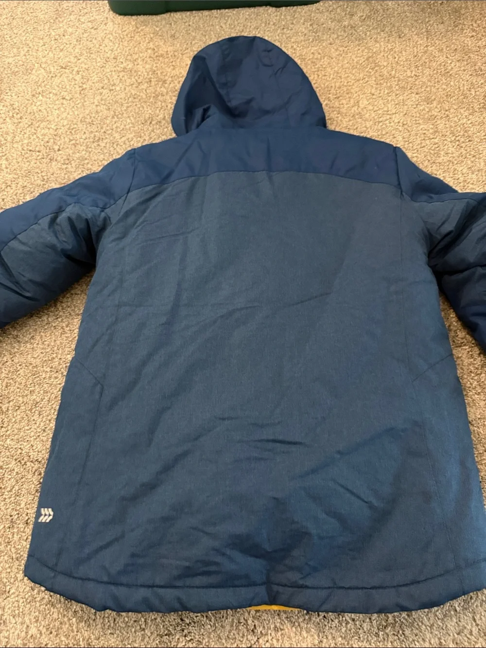 All in Motion kids' blue puffer jacket 2 in 1 lined large